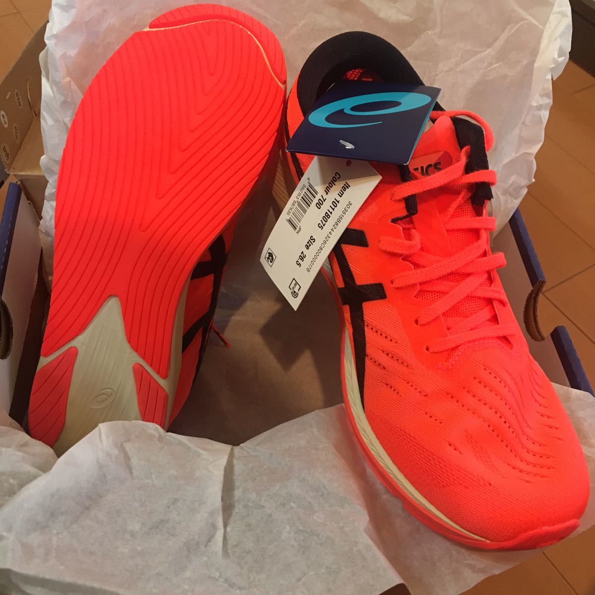 大得価，新品 26.5cm メタレーサー アシックス METARACER asics TOKYO マラソンシューズ 陸上長距離 ランニングシューズ ジョギング US8.5 東京(26.5cm)｜売買されたオークション情報、yahooの商品情報をアーカイブ公 26.5cm