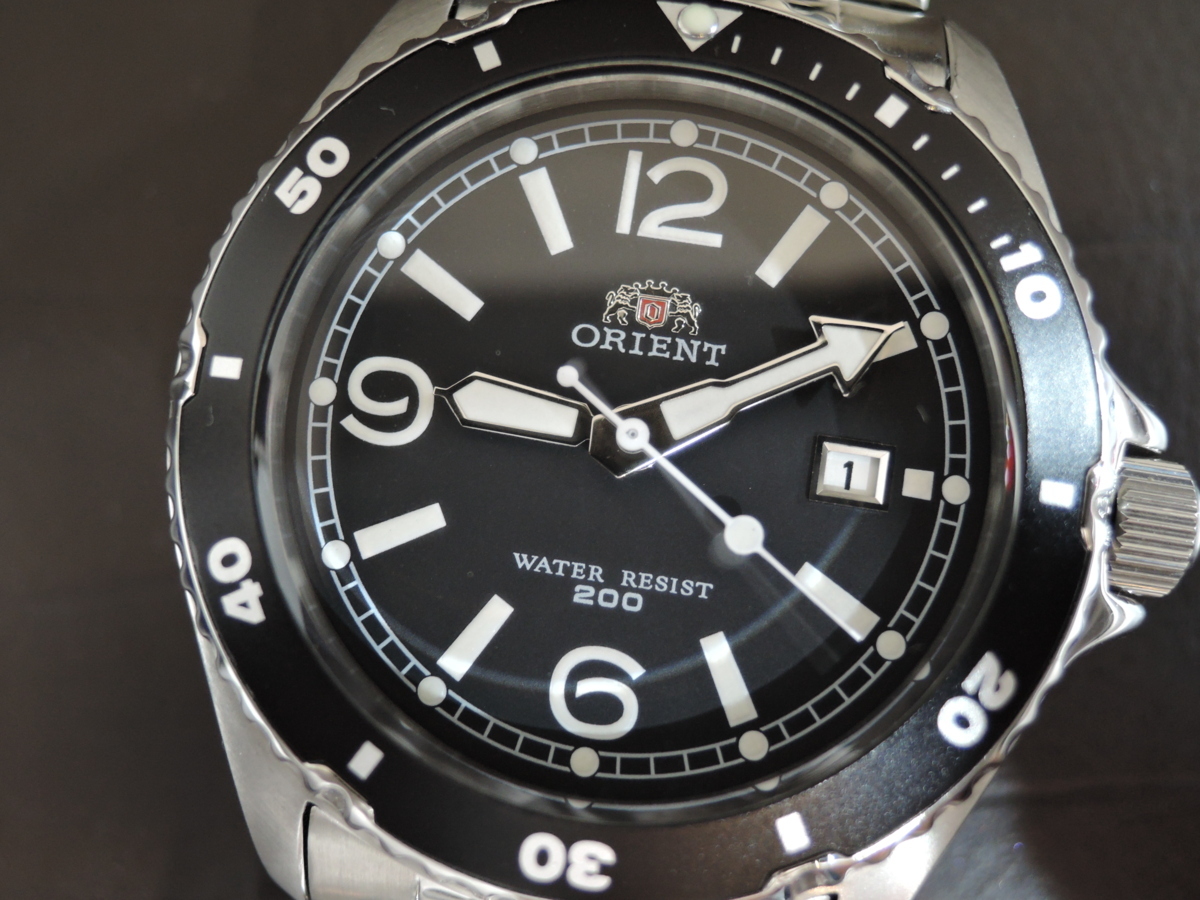 新品，格安】 1円～ オリエント ORIENT ダイバー200 UN7G-C0 メンズ 