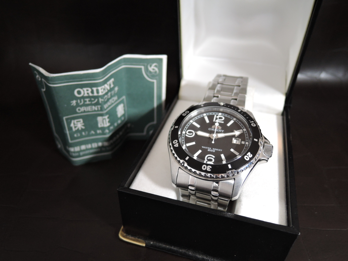 新品，格安】 1円～ オリエント ORIENT ダイバー200 UN7G-C0 メンズ 