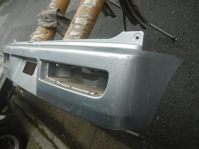 Y18584 S321V S320V ハイゼット 前期 中期 リアバンパー シルバー S28
