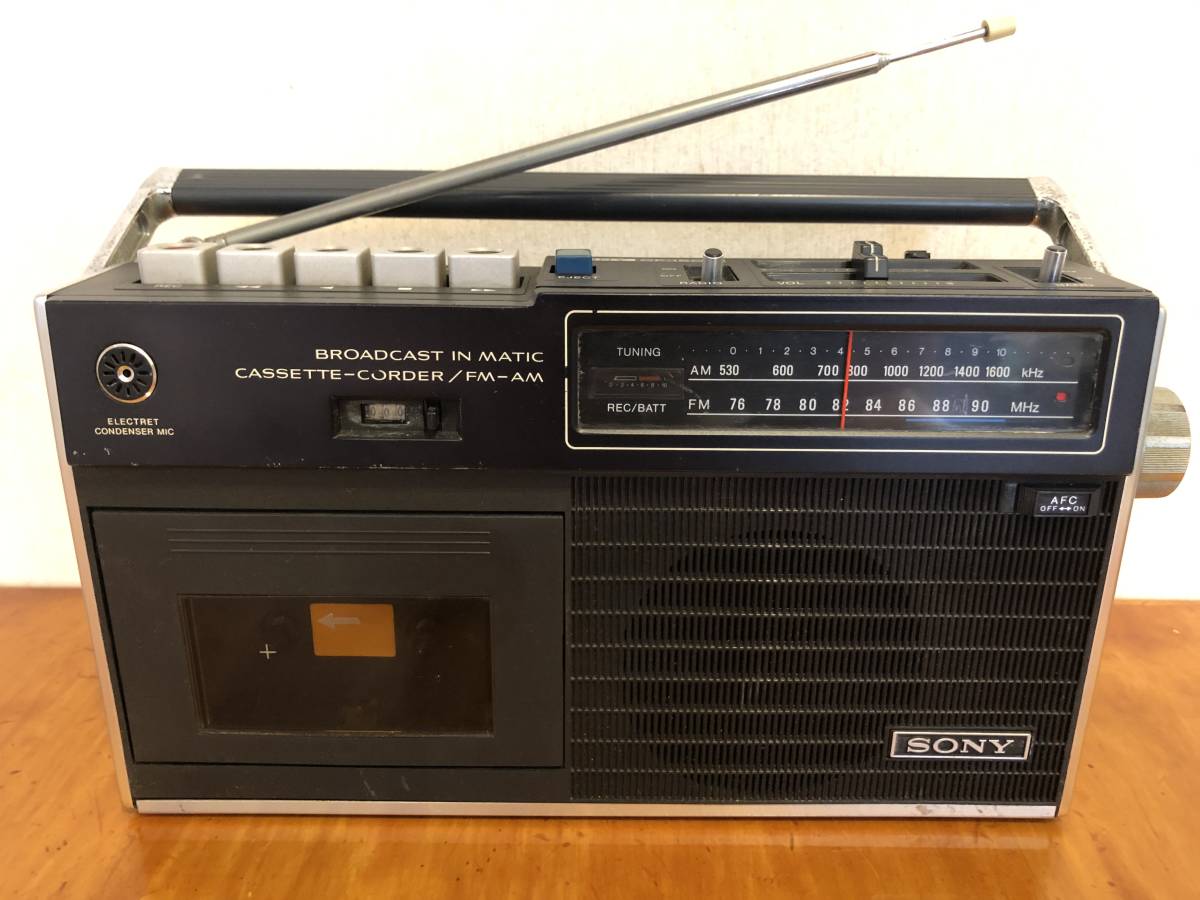 昭和レトロ SONY CASSETTE-CORDER カセットコーダー ジャンク 【公式通販】
