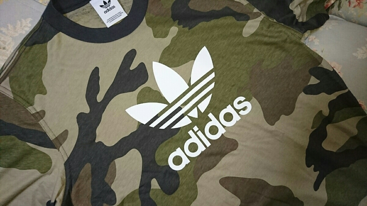 新品☆アディダスオリジナルス カモフラ トレフォイル adidas 