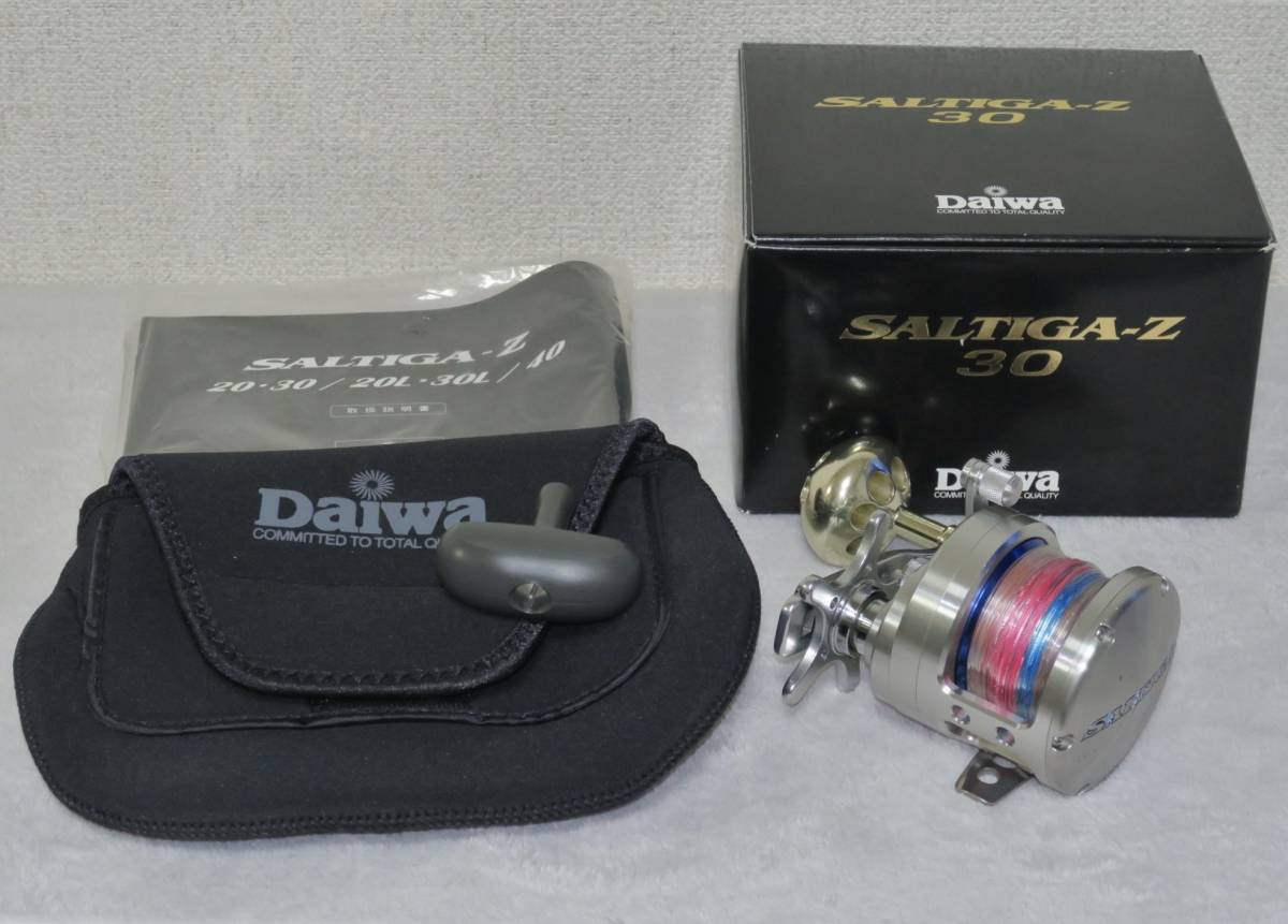 高品質，セール 機関良好 ダイワ ソルティガ-Z 30 右ハンドル SALTIGA-Z ベイトリール(ダイワ)｜売買されたオークション情報、yahooの商品情報をアーカイブ公開 - オークファン ダイワ