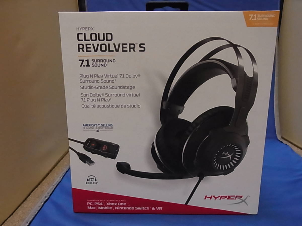 ネット販売済み HyperX Cloud Revolver S ゲーミングヘッドセット HXR