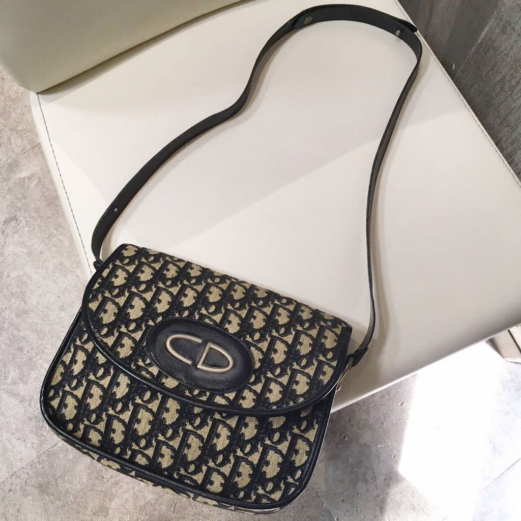 大人気】Dior クリスチャン ディオール トロッター柄 2WAY ショルダー 
