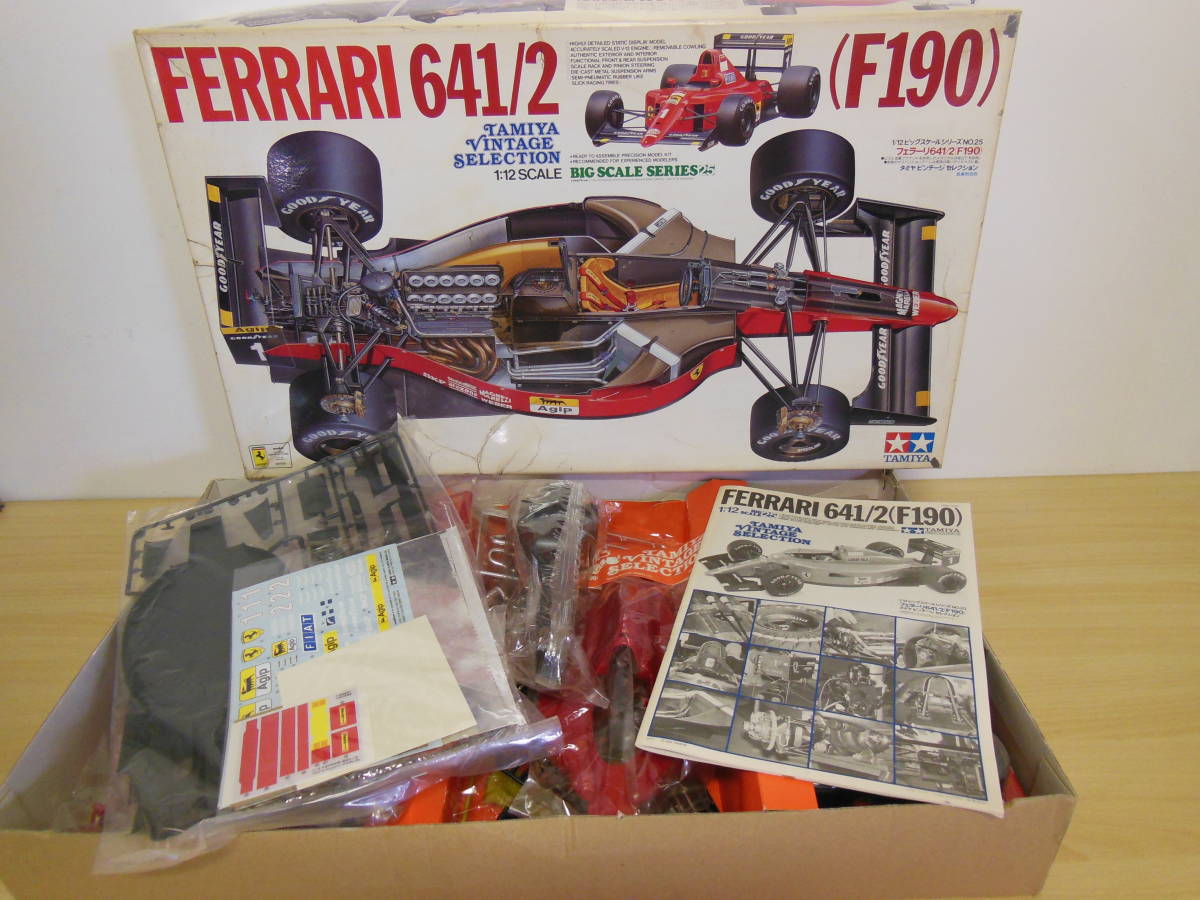 TAMIYA タミヤ 1/12 Ferrari フェラーリ 641/2 （F190） ビンテージ