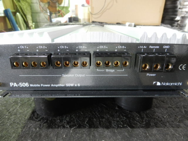 Nakamichi PA-506 ジャンク - メルカリ モバイルパワーアンプ 50W x 0