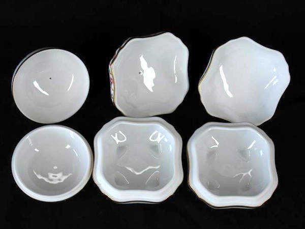 ○1円 美品 ヘレンド 小物入れ ボンボニエール 計3点セット BV584 ヘレンド
