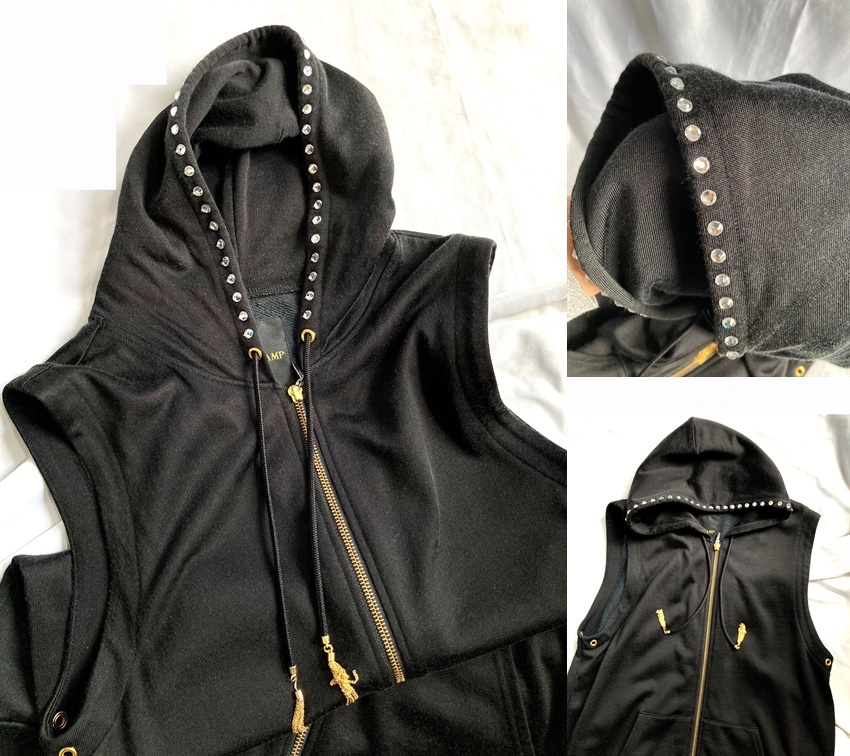 美品【ドレスキャンプ】レザーベスト