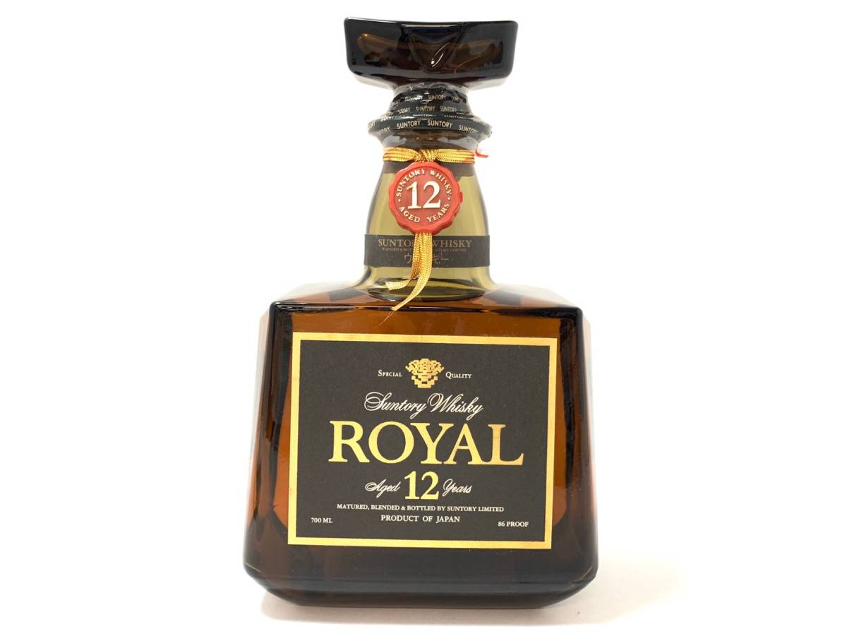 ③未開栓 古酒 サントリー ローヤル12年 700ml 黒ラベルウイスキー 2本 未開栓】SUNTORY ROYAL 12年/サントリー ローヤル 黒/ブラックラベル