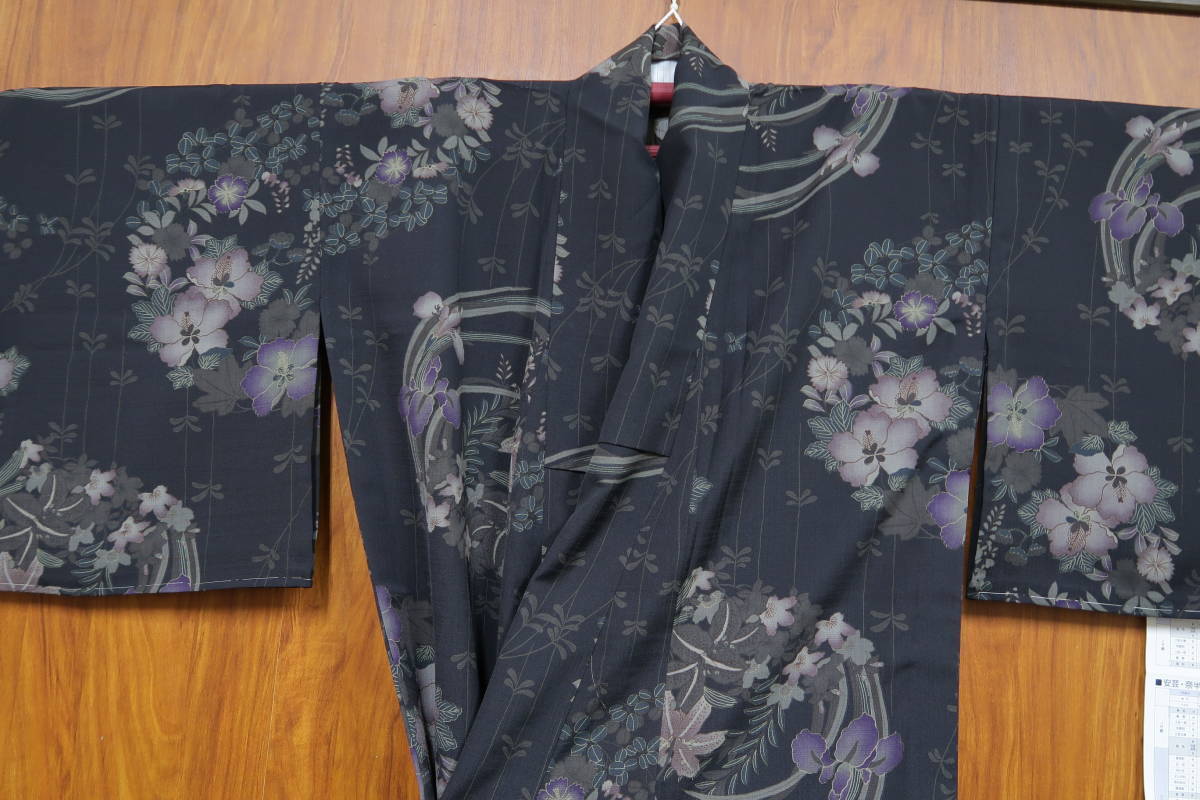 未使用躾糸付き 撫松庵 セオアルファ セオα 夏きもの 夏着物 単