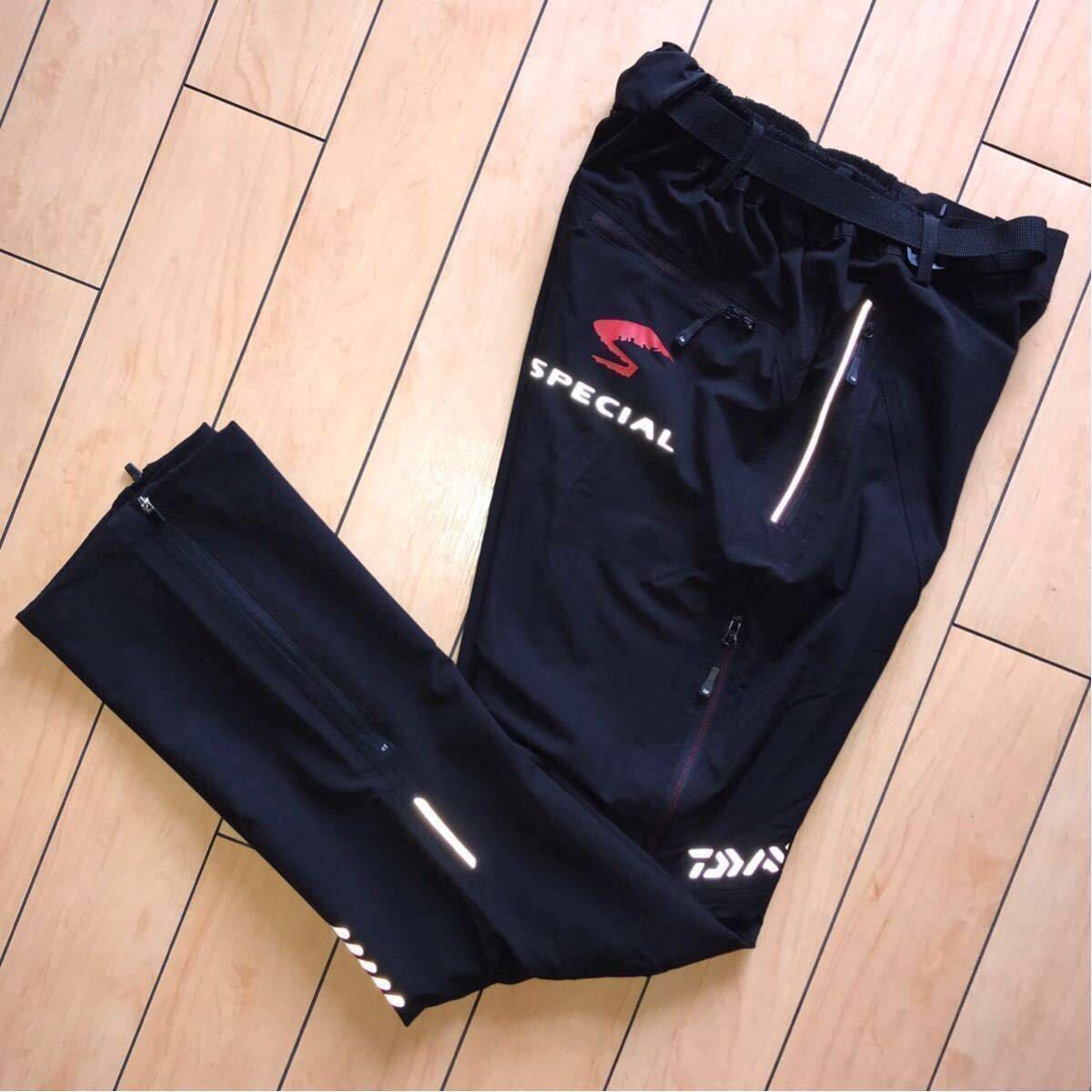 【SALE，定番人気】 ダイワ スペシャル 撥水ストレッチ フィッシング パンツ ＸＬサイズ ブラック(フィッシングスーツ)｜売買されたオークション情報、yahooの商品情報をアーカイブ公開 - オークファン フィッシングスーツ