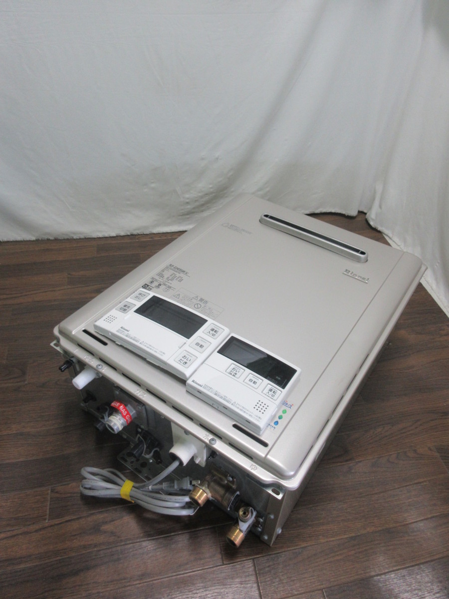  3489 19年製リモコン付き リンナイ エコジョーズ 都市ガス給湯器 オート追炊き 24号 屋外壁掛け RUF-E2405SAW(給湯設備)｜売買されたオークション情報、yahooの商品情報をアーカイブ公開 - オーク 給湯設備