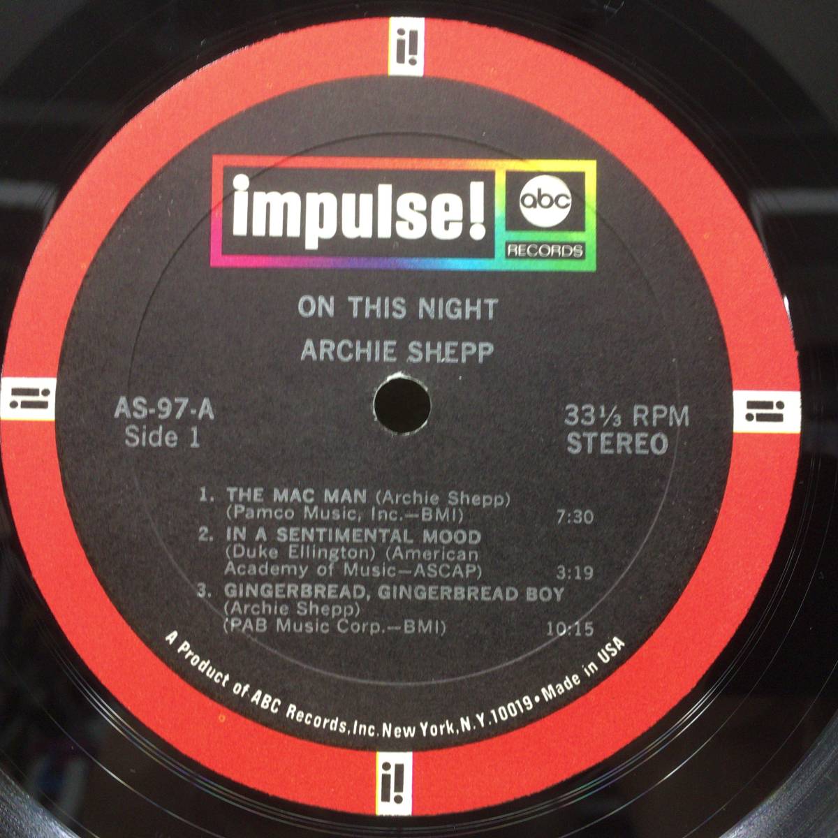 ☆US盤☆ARCHIE SHEP & ALBERT AYLER