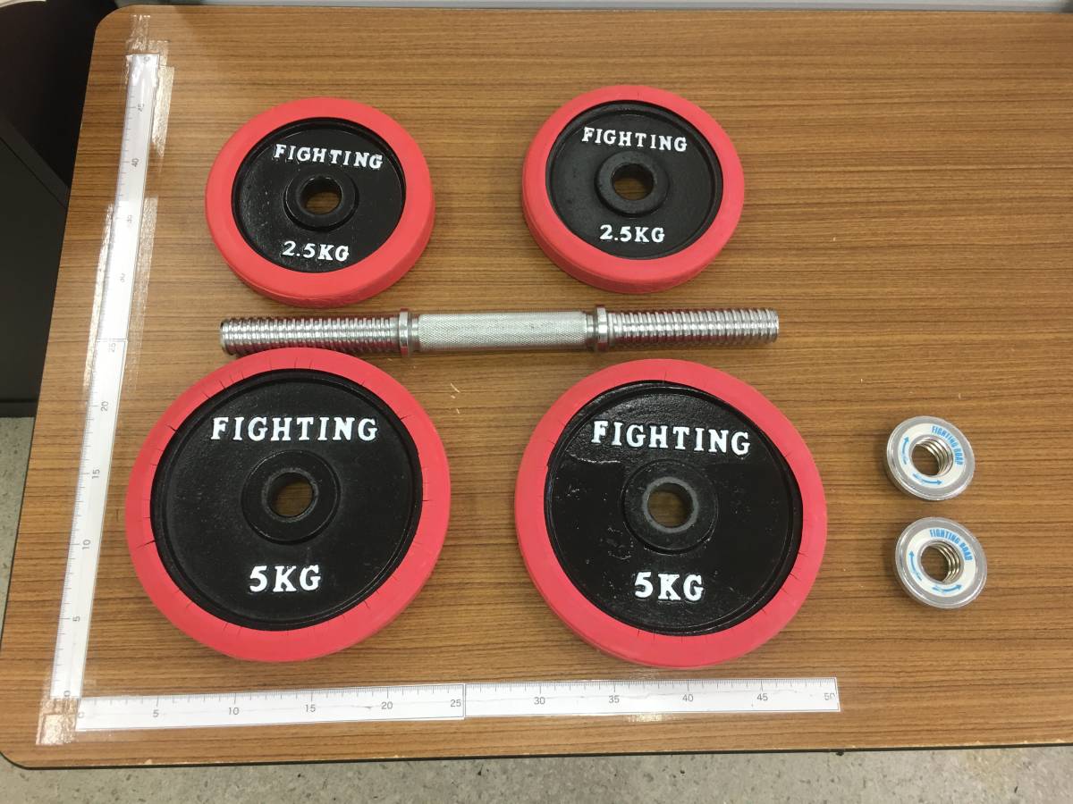 【定番，送料無料】 L-82 ファイティングロード株式会社 FIGHTINGROAD Co Ltd. ダンベルラバータイプ 15キログラム(バーベル、ダンベル)｜売買されたオークション情報、yahooの商品情報をアーカイブ公開 - オークファン バーベル、ダンベル