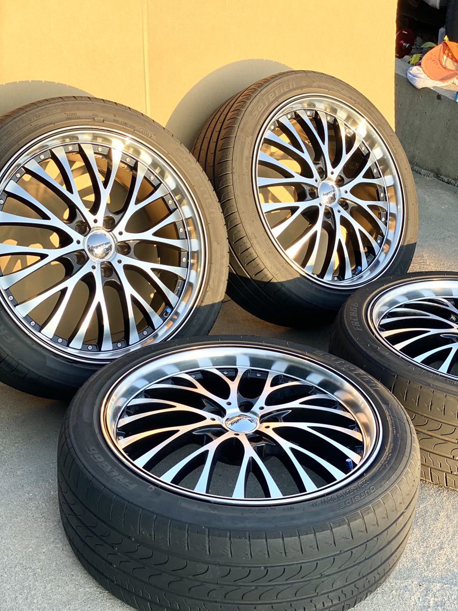 全国無料，得価 HYPERION ハイペリオン 19インチ アルミホイール 19x8J +35 +45 5穴 PCD114.3 ヴェゼル CH-R エルグランド E51 E52 CX-3 CX-5 山あり(ラジアルタイヤ)｜売買されたオークション情報、yahooの商品情報をアーカ 5穴