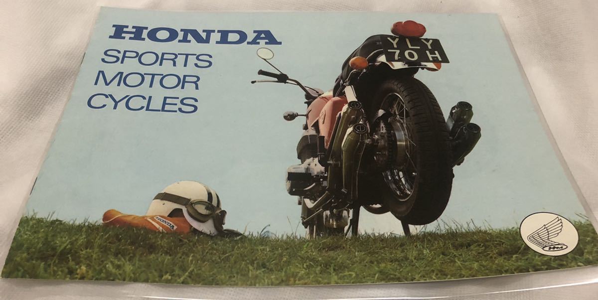 当時物 70s UK仕様 1969-70 HONDA スポーツバイク総合カタログ CB750