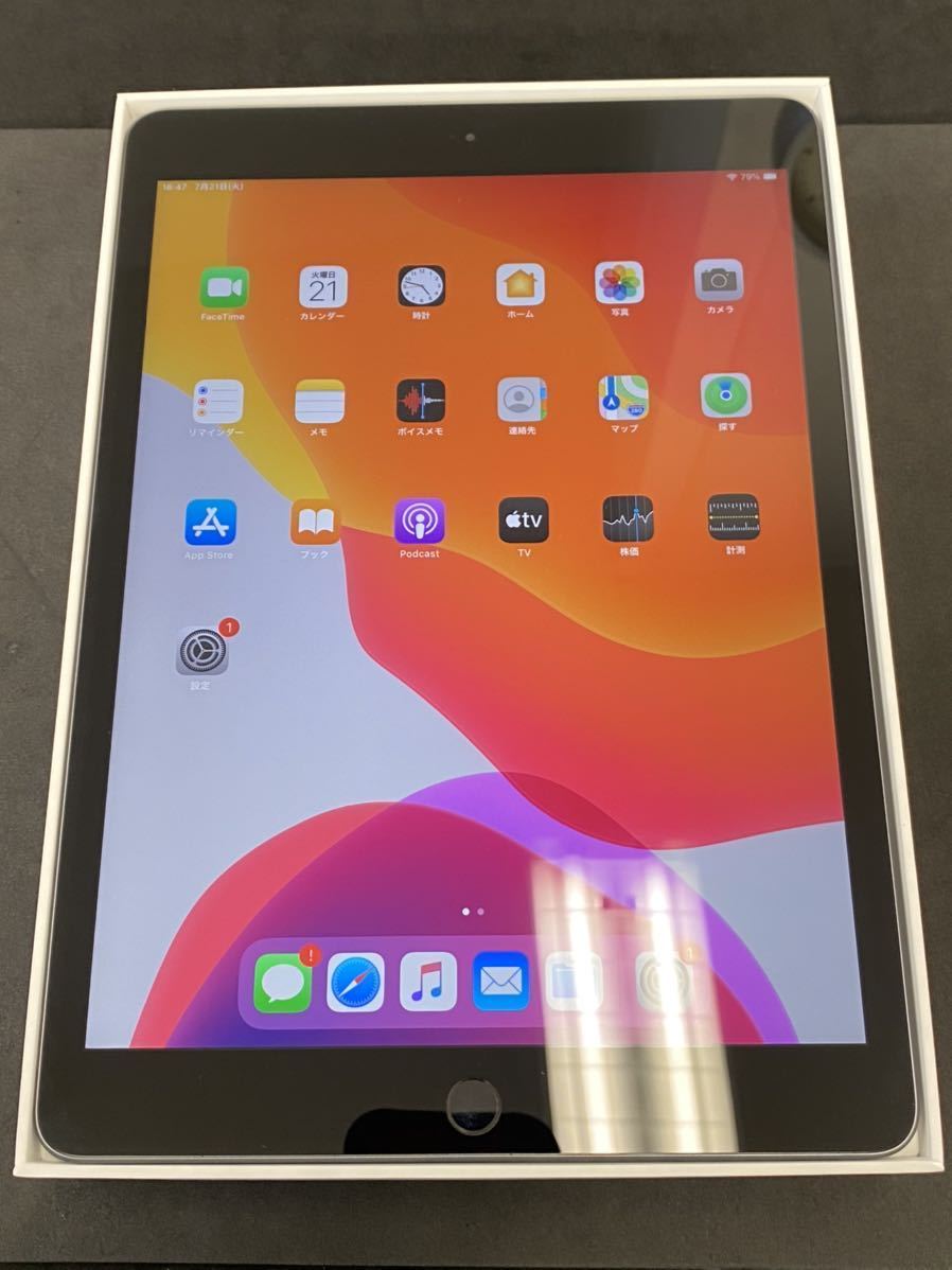 中古美品】iPad7 32GB WiFi スペースグレイ