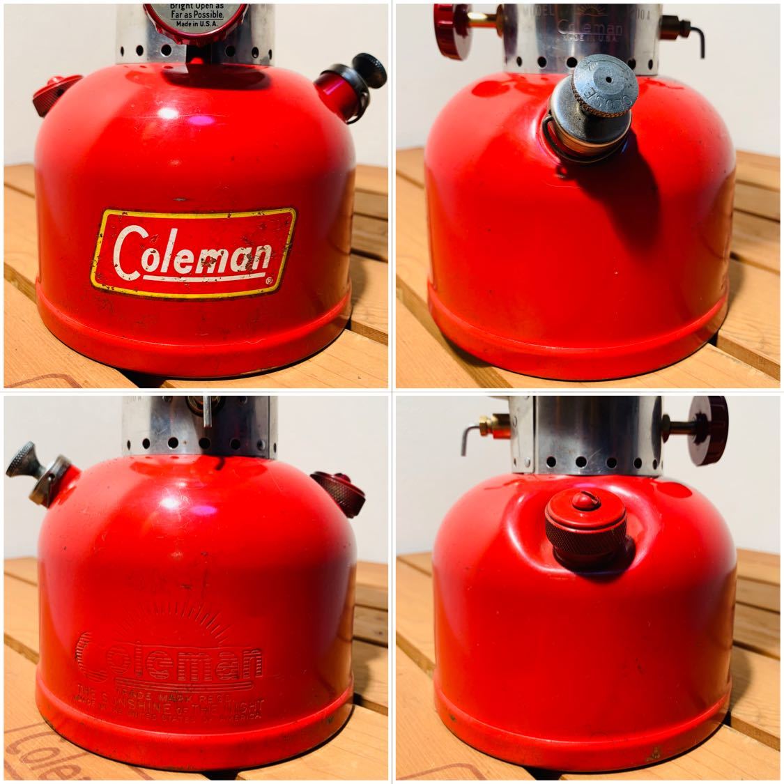 コールマン ランタン 200A USA製 イエローボーダー 1960年5月製 コールマン ランタン 200A USA製 イエローボーダー 1960年5月製