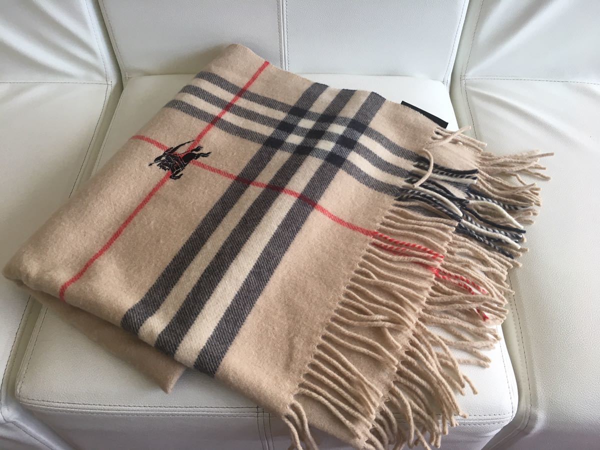 BURBERRY バーバリー 大判ストール 膝掛け 新品同様 送料520円