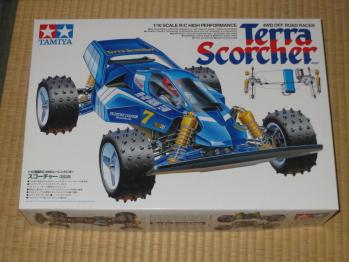 ☆タミヤ TAMIYA 1/10電動RC 4WDレーシングバギー 復刻版 スコーチャー