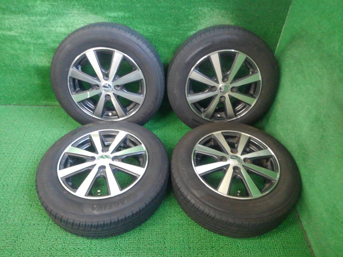 ENKEI SMACKホイール 14×5.5J +50 夏タイヤPRACTIVAセット 165/70R14 売
