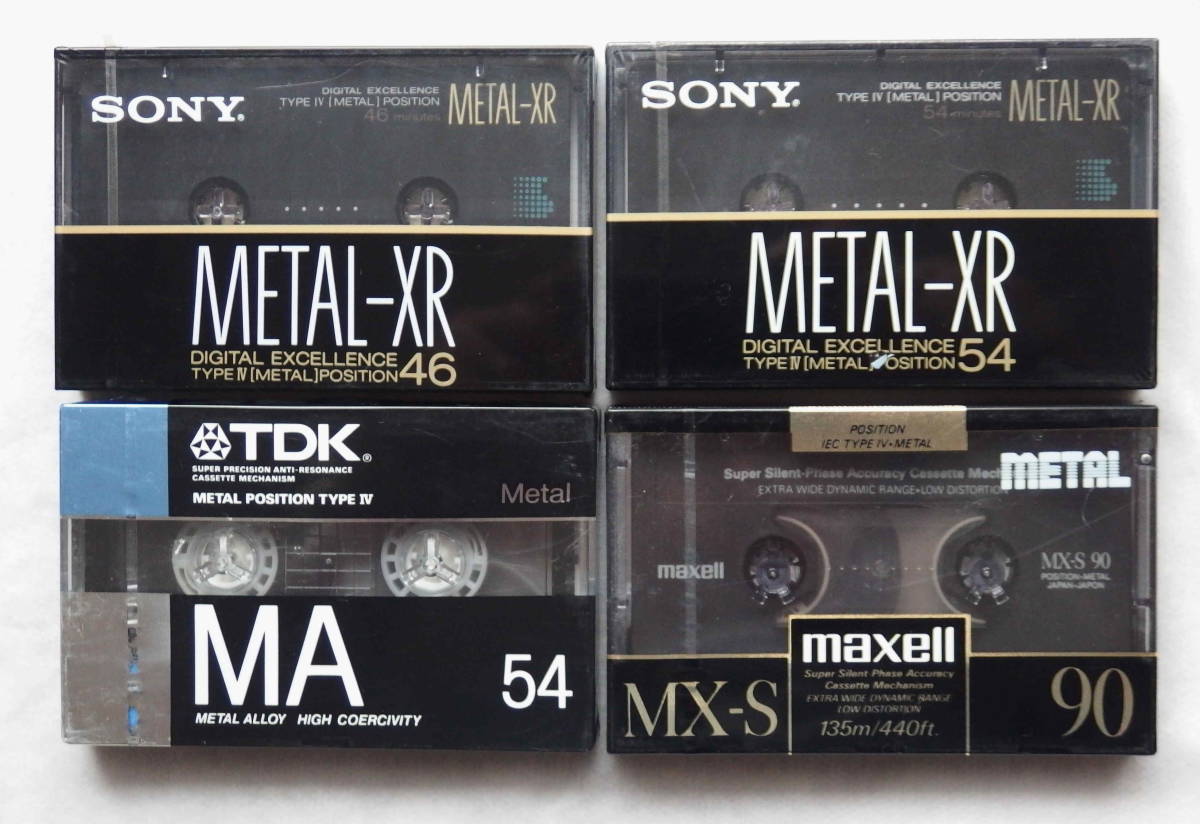 大得価，定番人気 メタルカセットテープ 色々まとめて4点 SONY METAL-XR 46/54 TDK METAL MA 54 Maxell METAL MX-S 90(記録媒体)｜売買されたオークション情報、yahooの商品情報をアーカイブ公開 - オークファン 記録媒体