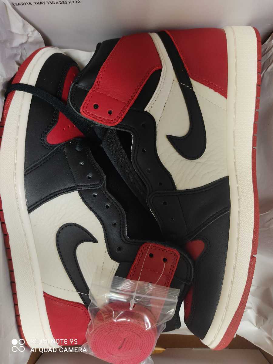 大得価，爆買い NIKE AIR JORDAN 1 HIGH OG BRED TOE 9/27cm(27.0cm)｜売買されたオークション情報、yahooの商品情報をアーカイブ公開 - オークファン 27.0cm