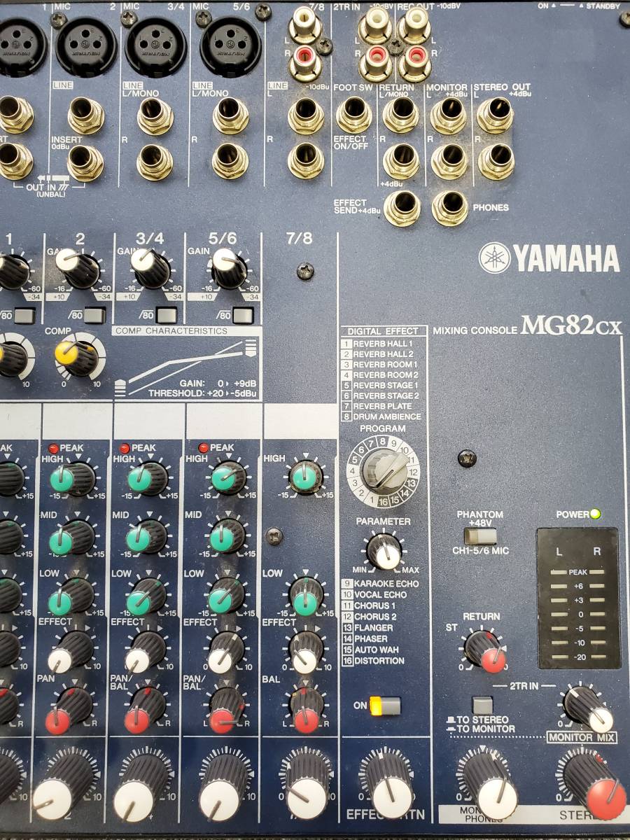 YAMAHA ヤマハ ミキサー MG82CX MG82cx MG82CX YAMAHA with Mixer