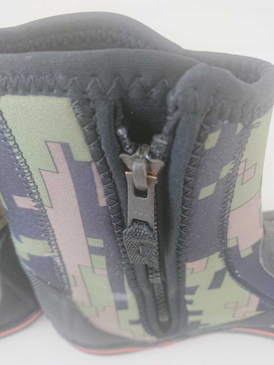Gull GS ブーツ 3 メンズ CAMO 迷彩 シュノーケリング マリンブーツ ジェットスキー 釣り マリンスポーツ ボート ダイビングブーツ_5