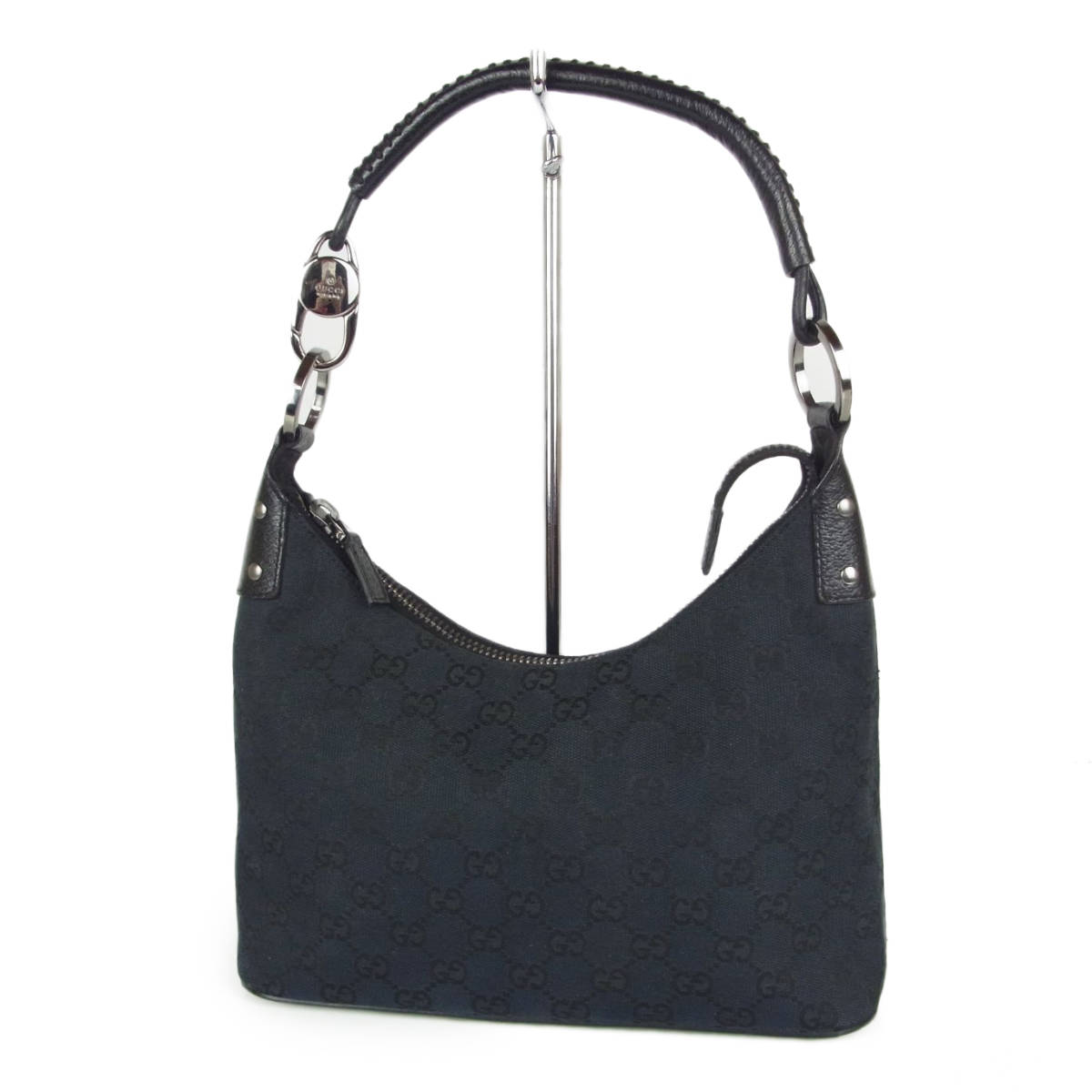 グッチ GUCCI GG キャンバス ショルダーバッグ レザー メンズ 希少⁄極 