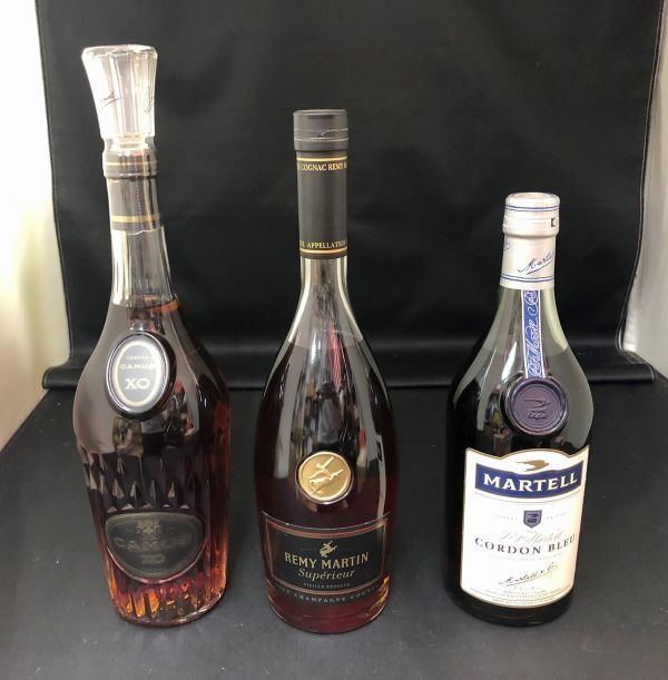 〓未開栓【レミーマルタン マーテル カミュ コニャック ブランデーセット お酒セット 希少品 おまとめ品 お得セット 古酒 】HO5746 コニャック レミーマルタン カミュ ５本おまとめ出品 未開栓CAMUS Hennessy