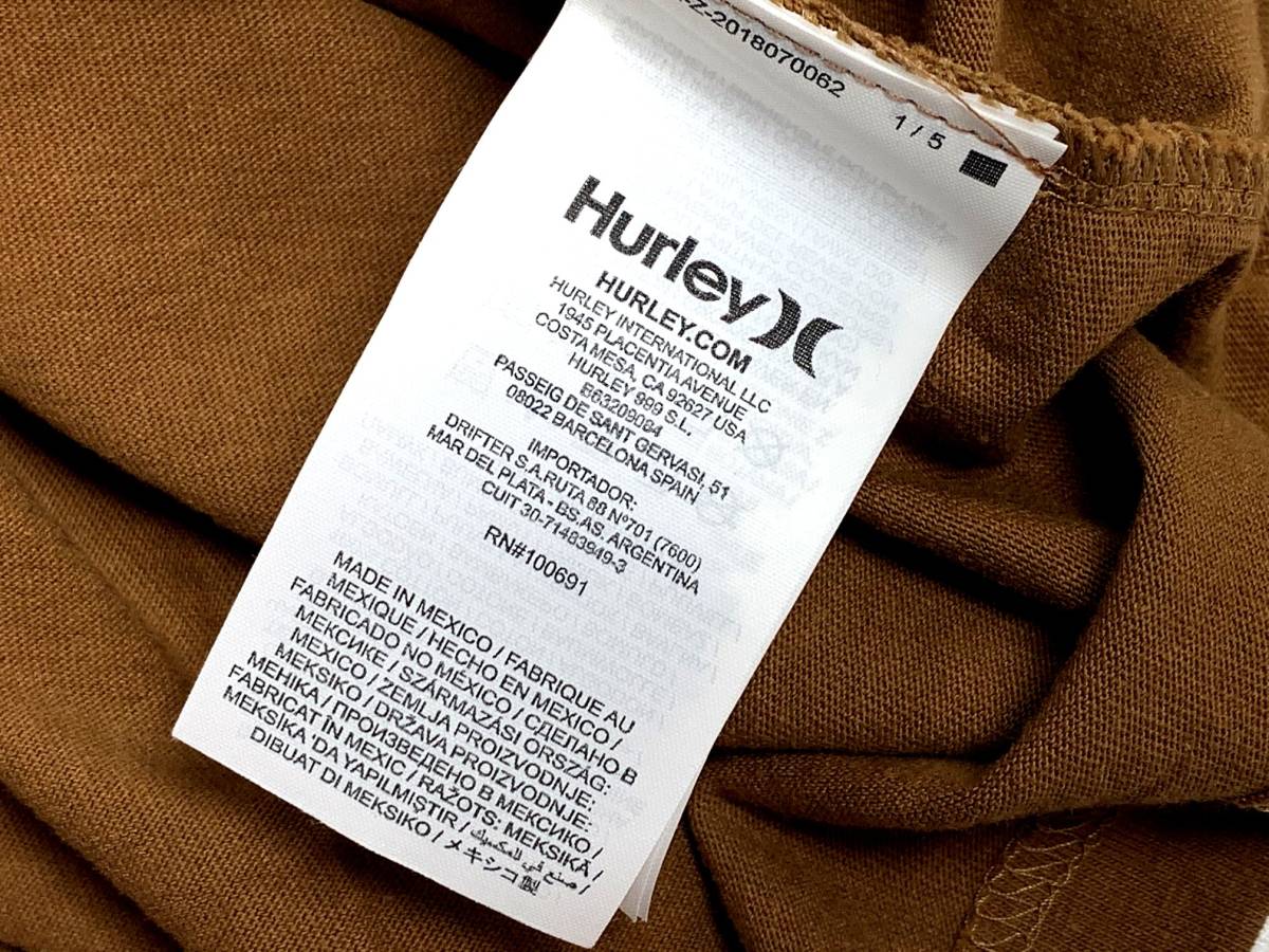 新品・本物・US正規品] Hurley x Carhartt Beefy Pocket T-Shirt 