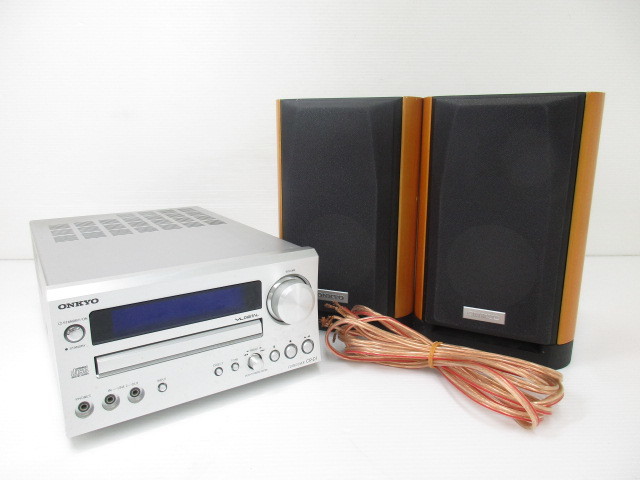 2007HHY049 ONKYO CDレシーバー CR-D1+スピーカー D-112E ステレオ工房