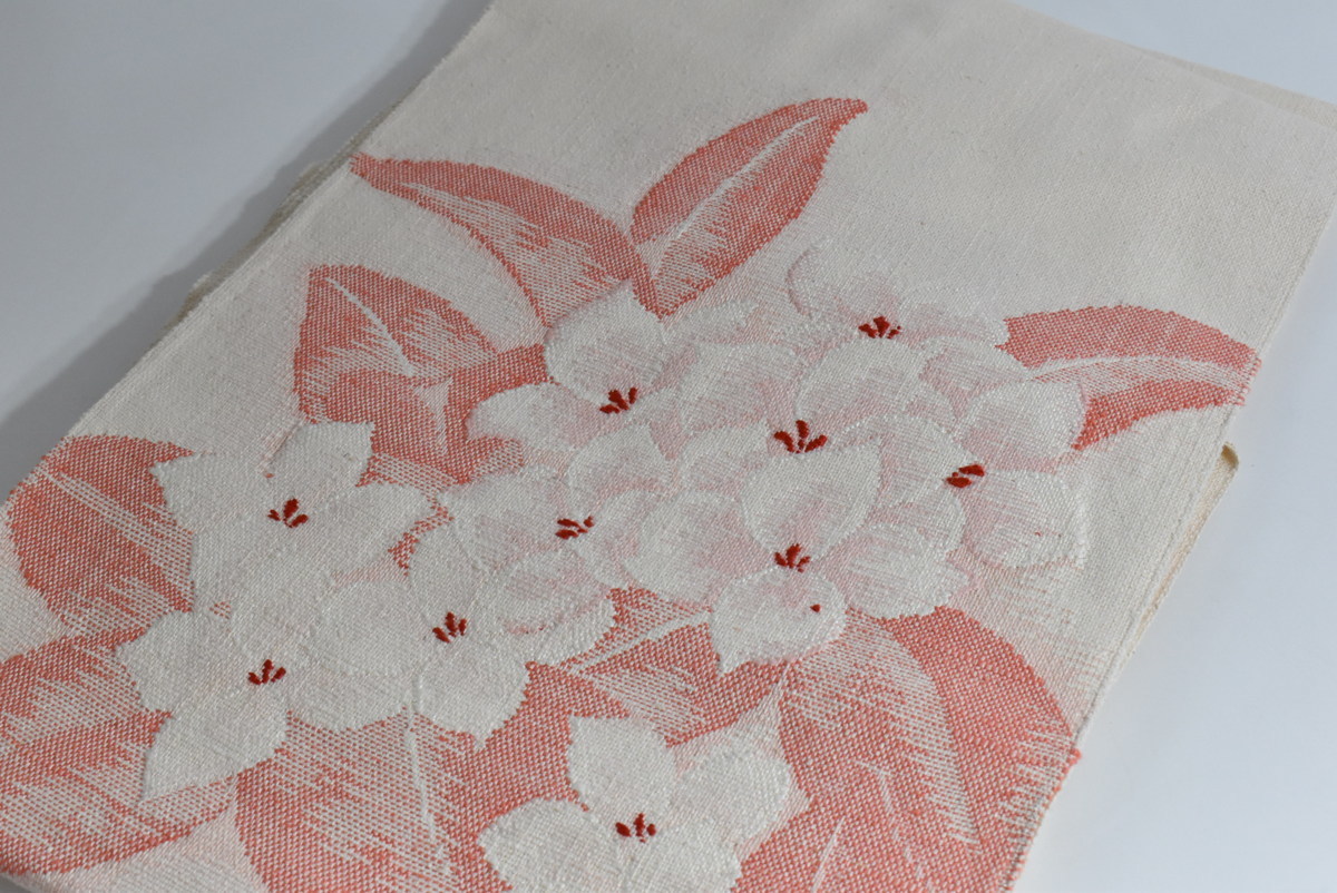 【桜庭呉服店】着物 小紋 縞模様 縞帳 花 辻の花 唐草文 名古屋帯セット 可愛い 身丈152.2ｃｍ 裄丈61ｃｍ by 辻が花小紋と名古屋帯4点セット742の通販 こなじろう.\u0027s セット 2点 夏付下小紋（茶屋辻小袖&frasl;藍に鼈甲色・波筬絽生紬地）多ち花