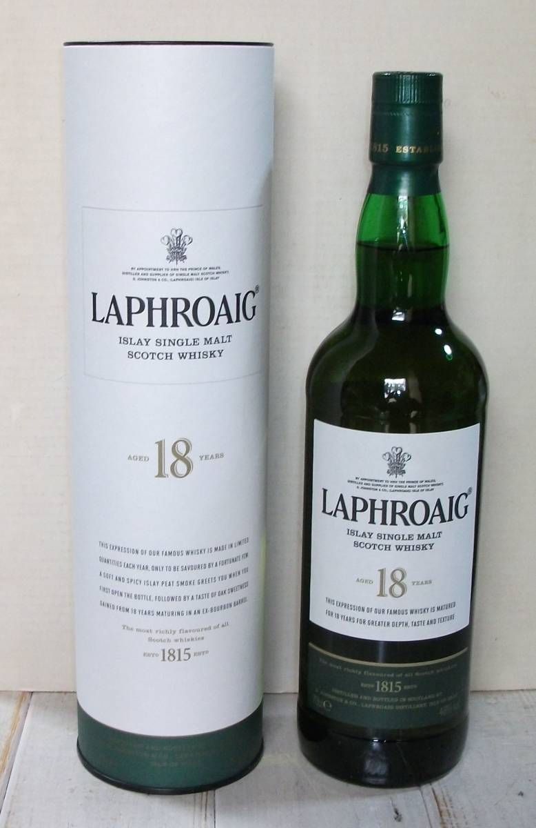 【安い，得価】 全国 終売品 ラフロイグ 18年 700ml 48度 箱付き サントリースピリッツ 株 輸入 正規品 LAPHROAIG(スコッチ)｜売買されたオークション情報、yahooの商品情報をアーカイブ公開 - オークファン スコッチ