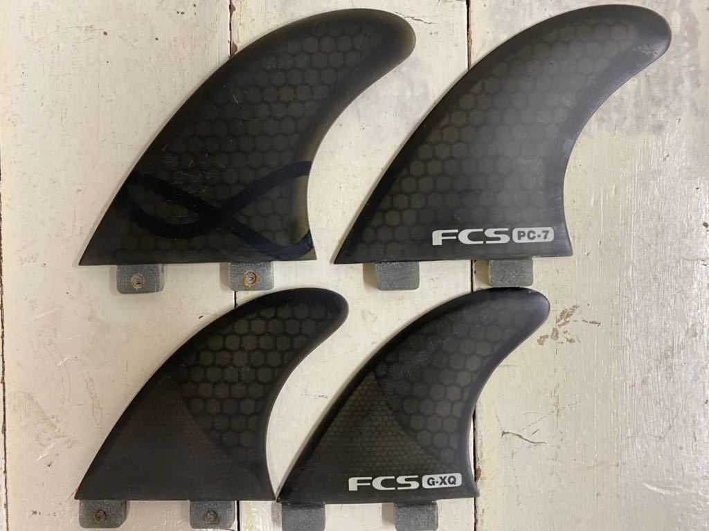 FCSクワッドフィン/G-XQ/PC-7/ブラック FCS2 FIN⁄エフシーエス2 FIRE WIRE