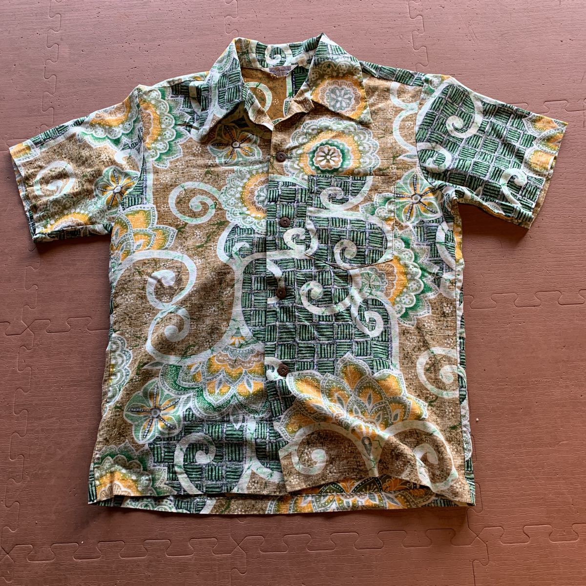 70s ビンテージ Duke Kahanamoku デューク カハナモク USA製 コットン 