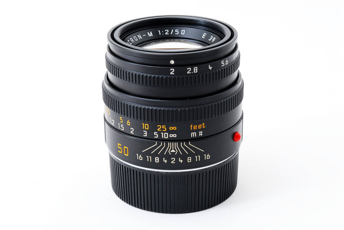 ライカレンズLeica Summicron M 50mm f/2 4th E39 ○極上品○ライカ LEICA ズミクロン SUMMICRON-M 50mm F2 E39 第4世代