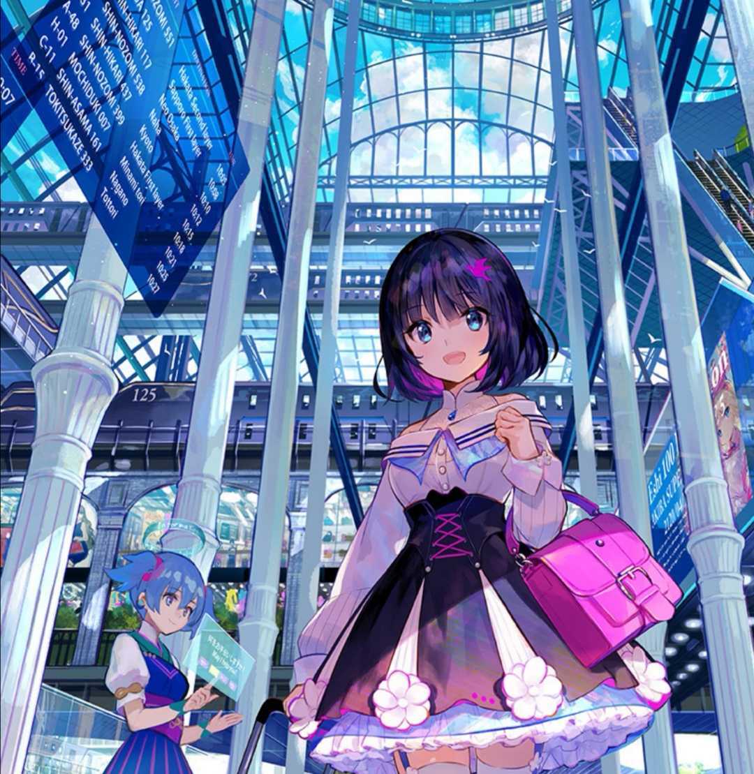 絵師100人展 藤ちょこ | - : flagments 藤ちょこ「Station 「絵師100人