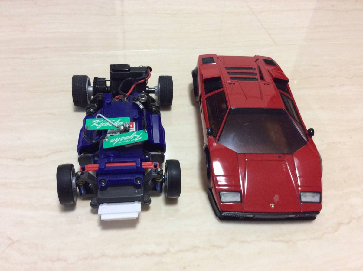中古品 京商 ミニッツシャーシ「MR-02 RML」&プロポ「27MHz」セット