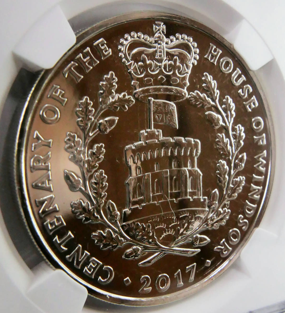 TOP19枚！】2017年 イギリス ウィンザー朝 100周年記念 銀貨 5ポンド