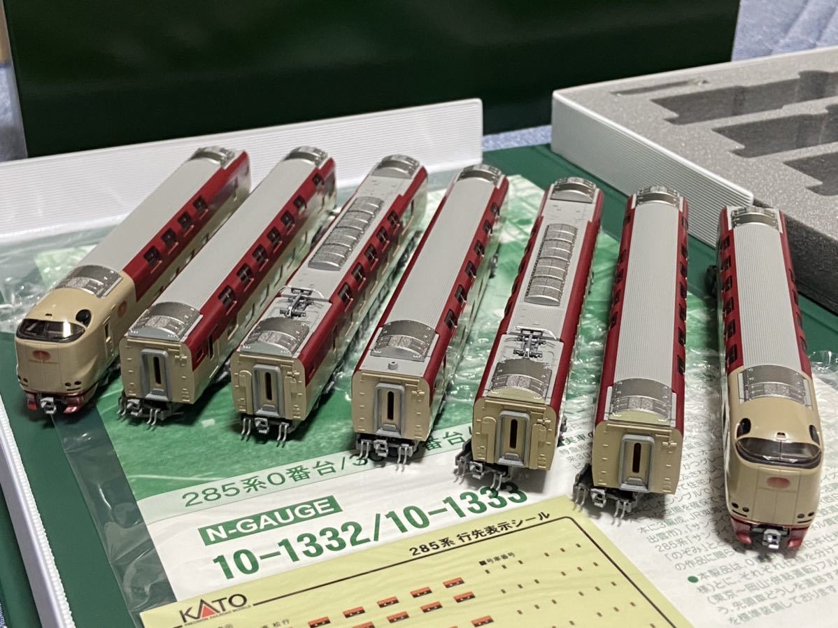 新作，限定SALE KATO 10-1332 285系0番台 サンライズエクスプレス 7両 西日本編成(特急形電車)｜売買されたオークション情報、yahooの商品情報をアーカイブ公開 - オークファン 特急形電車