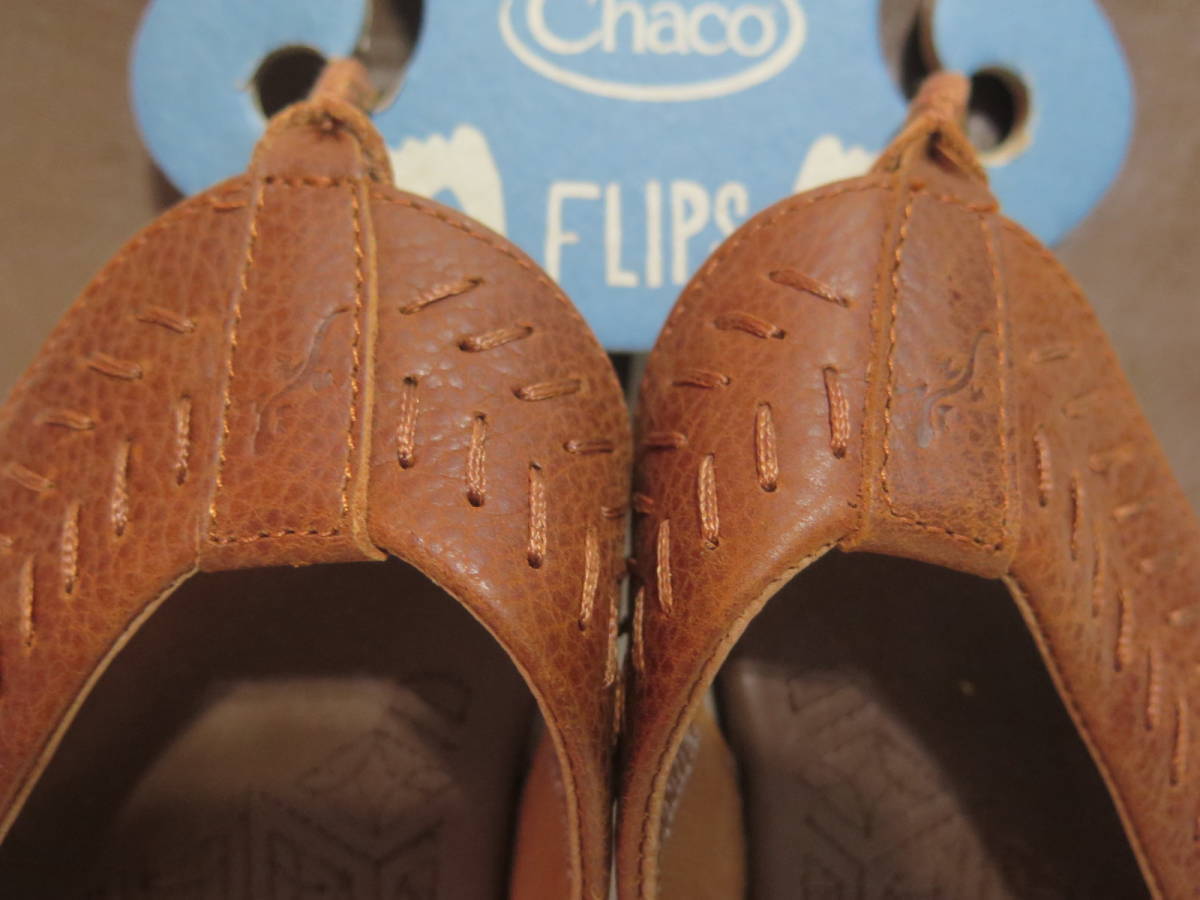 未使用タグ付き（試し履き程度）Chaco　チャコ メンズ 本革レザーサンダル JACKSON Rust サイズ：10（28cm） サンダル メンズ Z1 Zクラウド チャコサン スポサン
