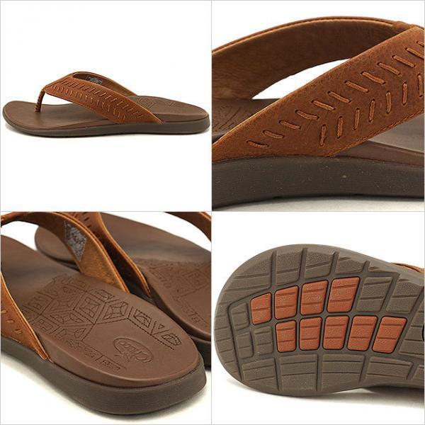 未使用タグ付き（試し履き程度）Chaco　チャコ メンズ 本革レザーサンダル JACKSON Rust サイズ：10（28cm） サンダル メンズ Z1 Zクラウド チャコサン スポサン