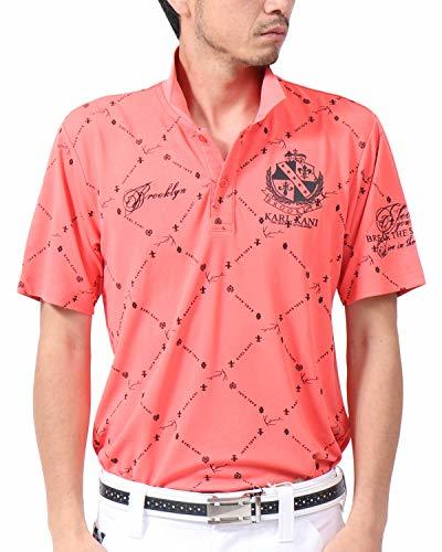  色ライトオレンジ サイズM カールカナイ ゴルフ Karl Kani GOLF ポロシャツ 接触冷感 総柄 ドライ シャツ 2(その他)｜売買されたオークション情報、yahooの商品情報をアーカイブ公開 - オークファ シャツ