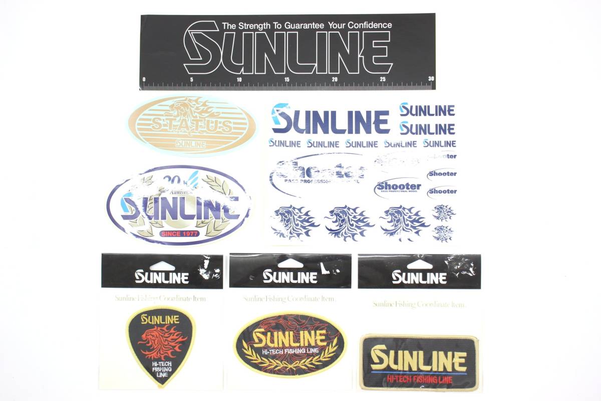 【得価，HOT】 サンライン ワッペン&times;3枚 ステッカー&times;4枚 7枚セット 品(アクセサリー)｜売買されたオークション情報、yahooの商品情報をアーカイブ公開 - オークファン アクセサリー