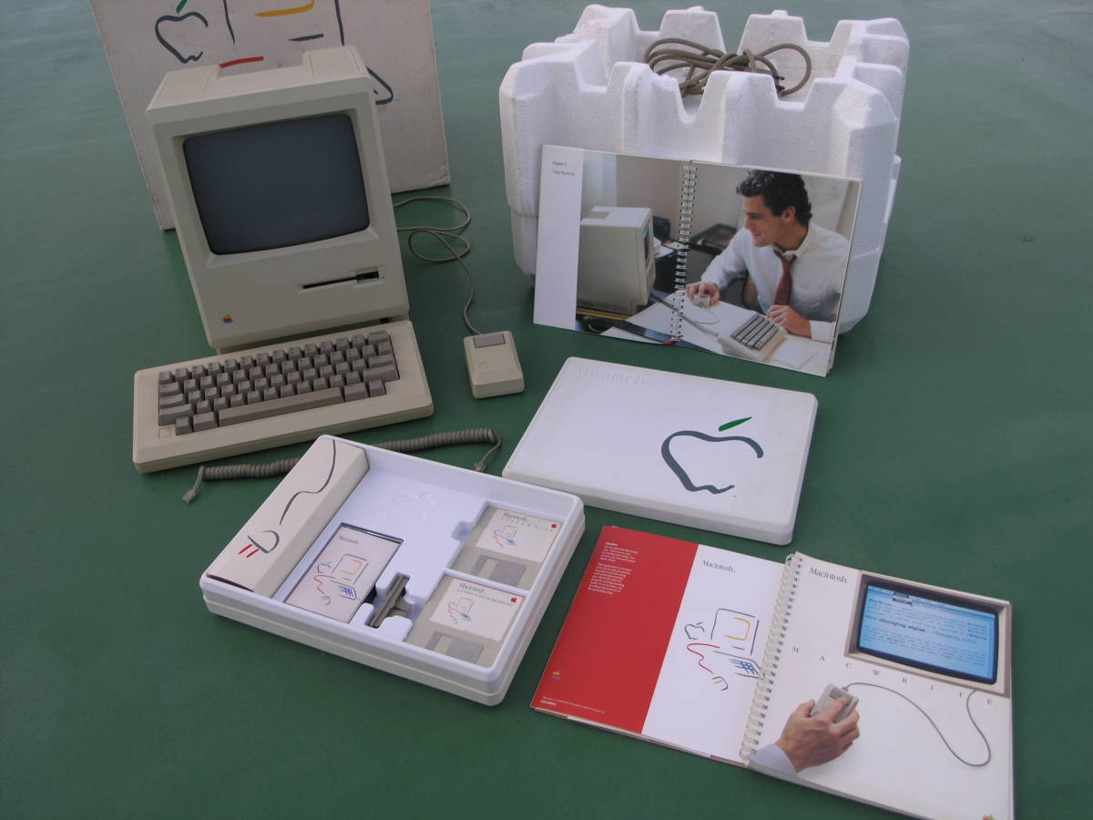 ○ 1984・Apple 初代 Macintosh 128k・動作チェック済・完動・極上