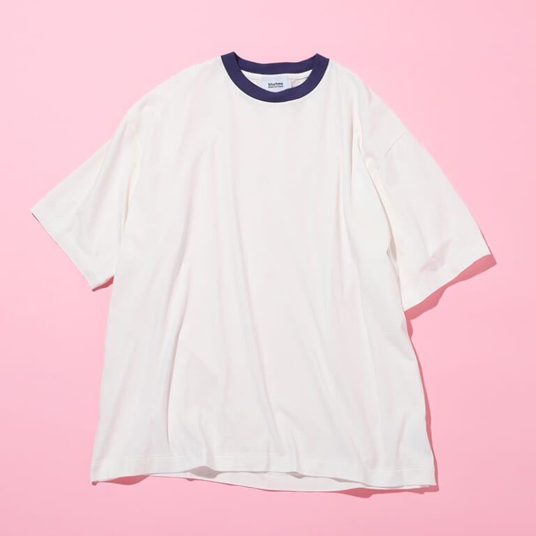 BLURHMS×L’ECHOPPE ブラームス　レショップ　リンガーTシャツ