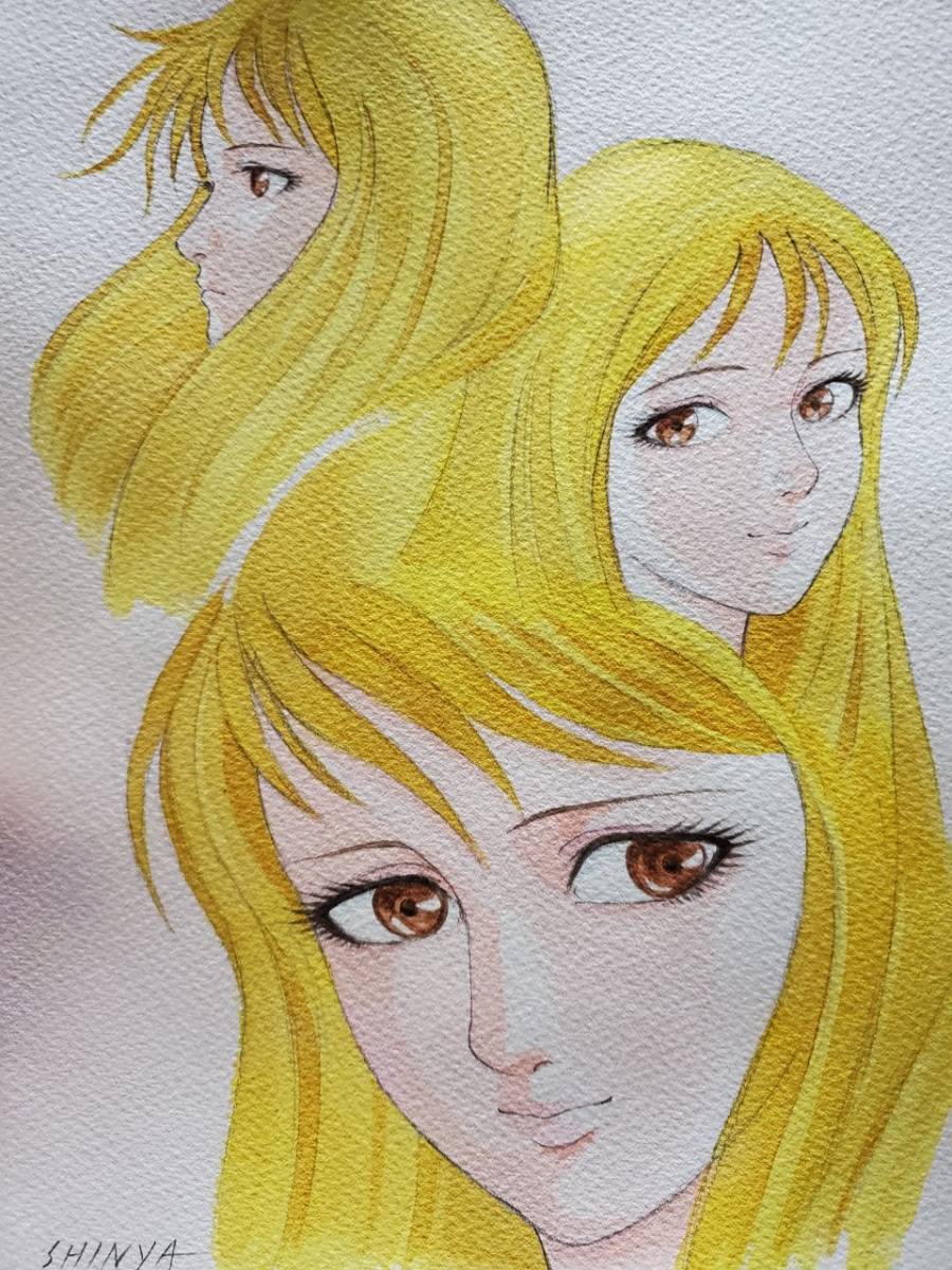 宇宙戦艦ヤマトサーシャ 水彩画 高橋信也(サイン、直筆画)｜売買された